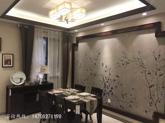 装修案例温江鹭湖宫8区古典中式风格完工照