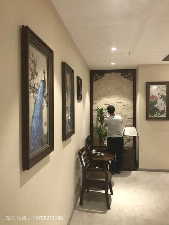 装修案例温江鹭湖宫8区古典中式风格完工照