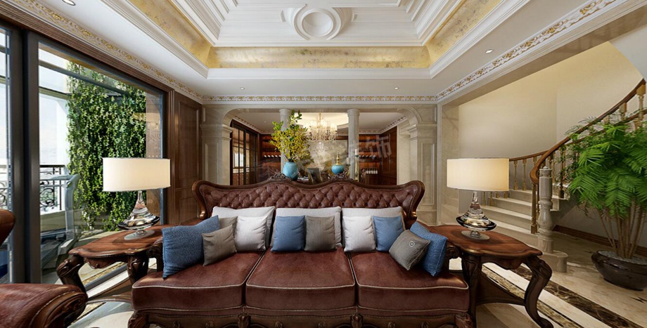 珠江城装修|巴南区珠江城叠拼别墅设计|天古装