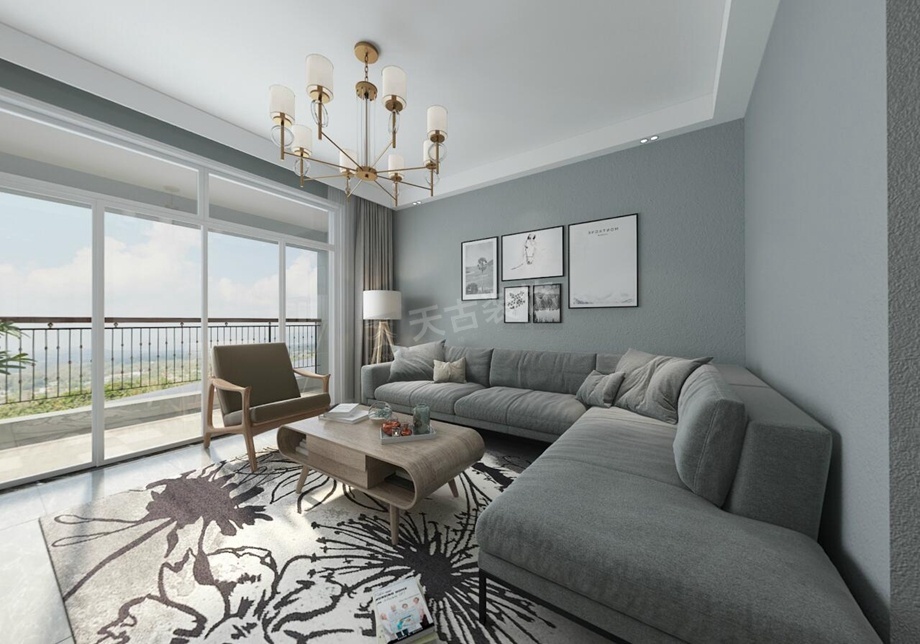 融创白象街北欧风格设计方案|白象街装修案例