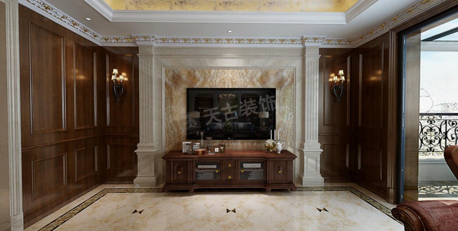 珠江城装修|巴南区珠江城叠拼别墅设计|天古装