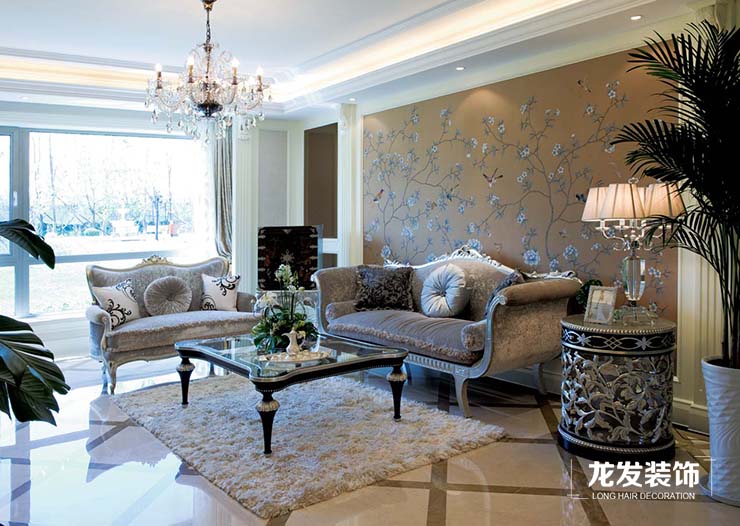 郑州龙发装饰恒大绿洲220平方四室两厅装修案